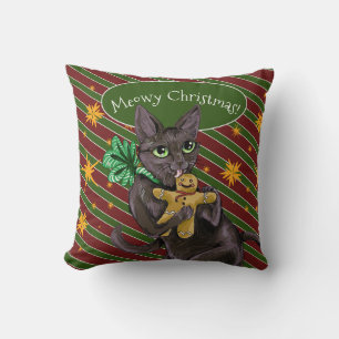 Coussin Pain d'épices Noël Cookie Kitty