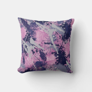 Coussin Paint Splash Organza