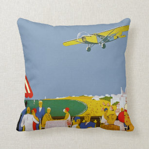 Coussin Pair Basque Avion de Cote de La