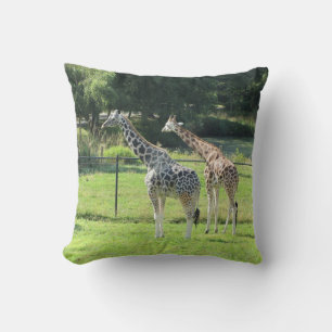 Coussin Paire de girafes