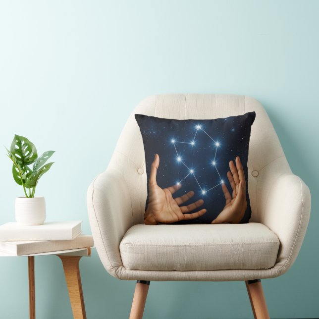 Coussin Paire des mains Créer une constellation (Chaise)
