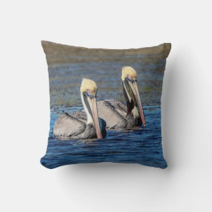 Coussin Paires de pélicans