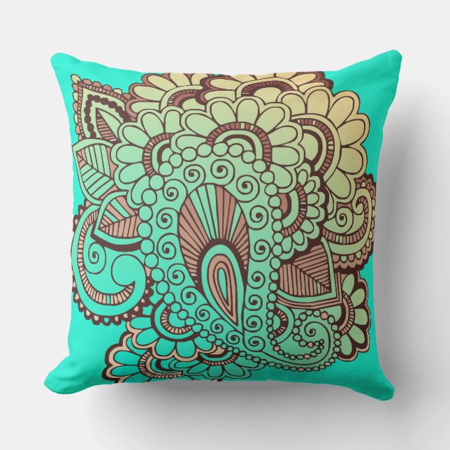 Coussin Paisley Ornaments I + votre backgr. & idées (Recto)