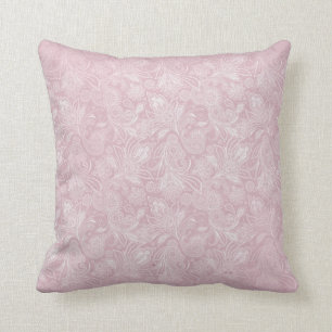 Coussin Paisley rose vintage