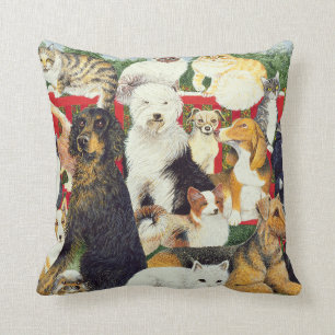 Coussin Paix de Noël