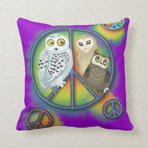 Coussin Paix Owl~pillow