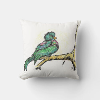 Coussin Pájaro con naturaleza