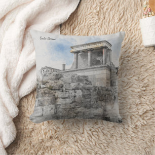 Coussin Palais Knossos, Héraklion, Crète, Grèce