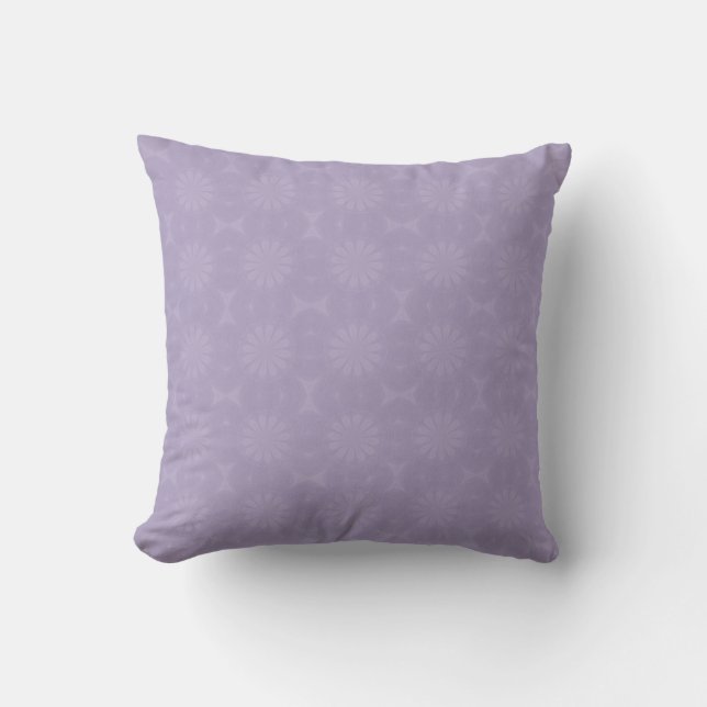Coussin Pale Lilac Motif Jeu d'oreiller (Recto)