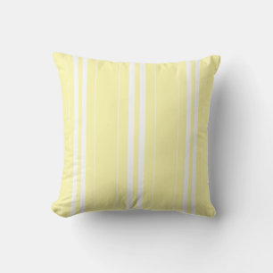Coussin Pale Yellow Stripes Lancer l'oreiller