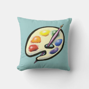 Coussin Palette Artiste