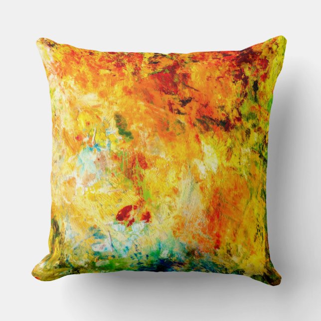 Coussin Palette Artiste Colorée (Recto)