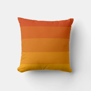 Coussin Palette de bandes orange