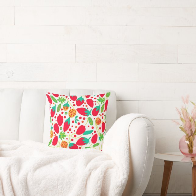 Coussin Palette Fruitueuse Motif Vif (Canapé)