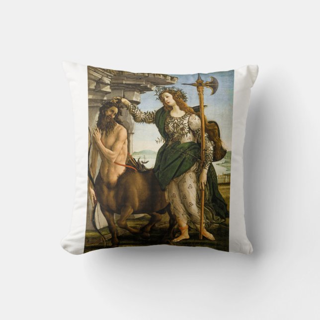 Coussin Pallas et le Centaure de Sandro Botticelli (Recto)