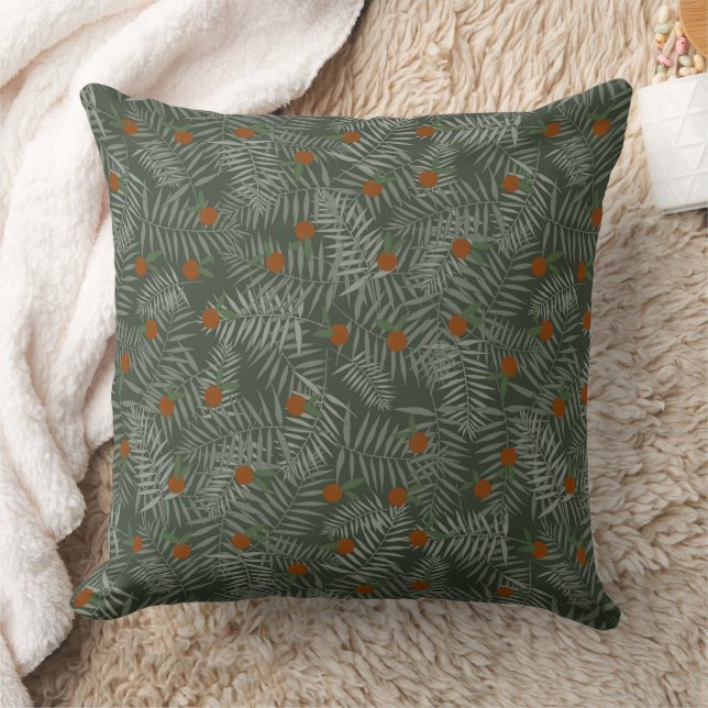 Coussin Palm Feuilles & Oranges (Couverture)