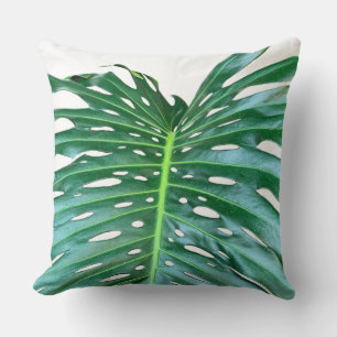 Coussin Palm Leaf, feuillage tropical, forêt tropicale