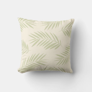 Coussin Palm Plage Feuille I Green