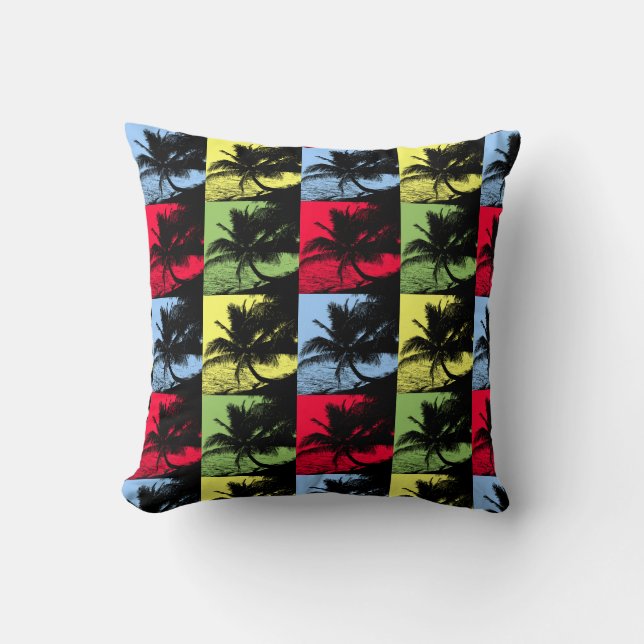 Coussin Palm Tree Design (Recto)