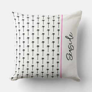 Coussin Palm Tree Motif sur mesure EMPLACEMENT Voyage Plag