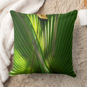 Coussin Palmetto et feuille de scie
