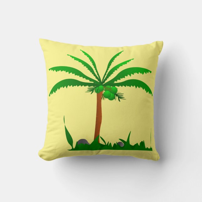 Coussin Palmier (Recto)