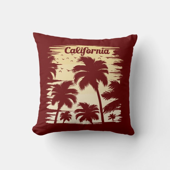 Coussin Palmier de Californie (Recto)
