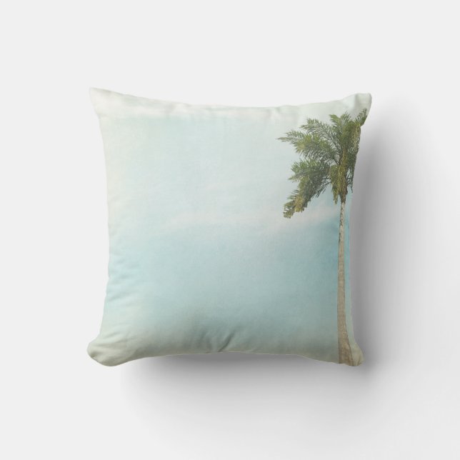 Coussin Palmier tropical (Recto)