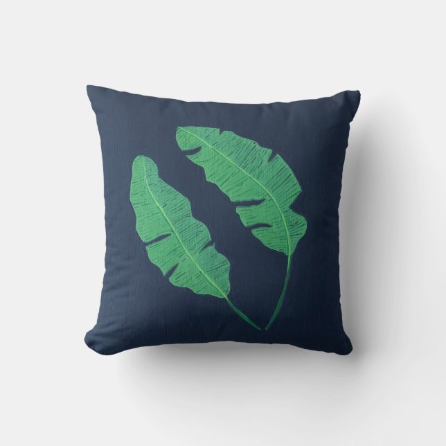 Coussin Palmiers de Banana (Recto)