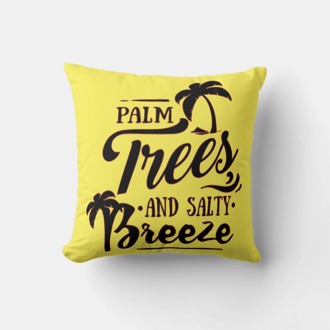 COUSSIN PALMIERS ET BREEZE SALTY - BEACH LOVER (Recto)
