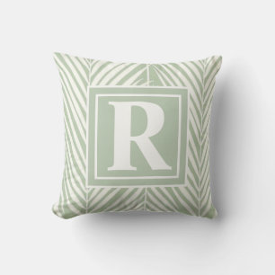 Coussin Palmiers et Monogram Beach House Jeu d'oreiller