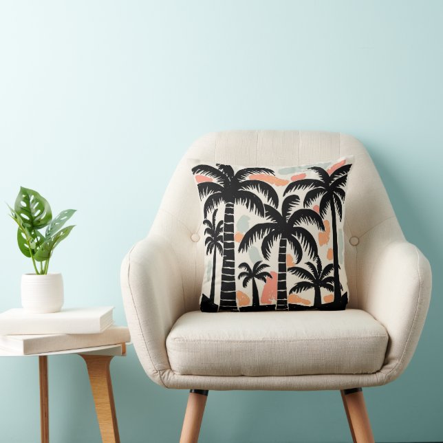 Coussin Palmiers Tropicaux (Chaise)