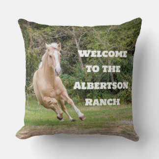 Coussin Palomino Horse
