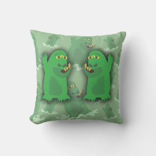 Coussin Pals super de monstre vert