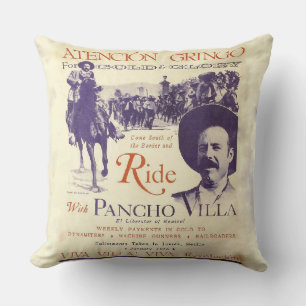 Coussin Pancho Villa 🔥 Héros Général Mexicain