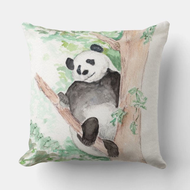 Coussin Panda, Accrocher L'Oreiller (Recto)