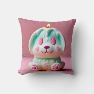 Coussin Panda aux chandelles : Vibes nocturnes douillettes