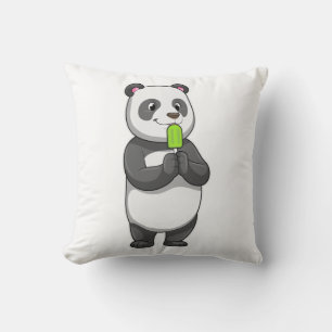 Coussin Panda avec Popsicle