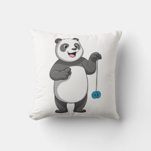 Coussin Panda avec Yo-yo