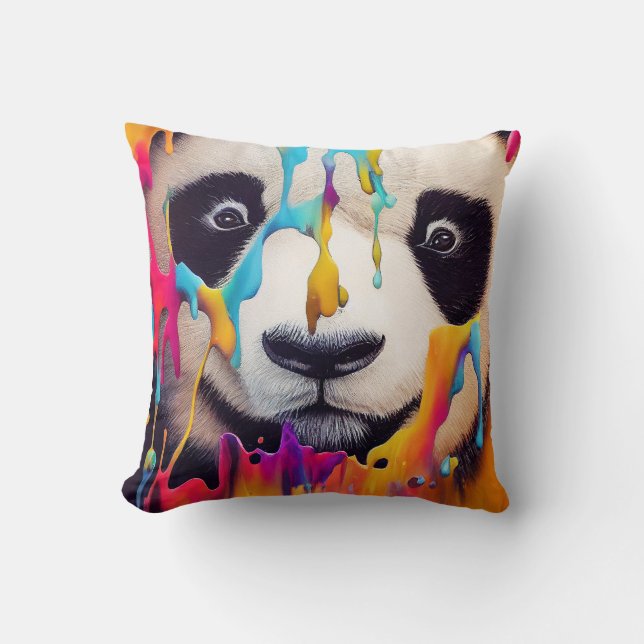 Coussin Panda Bear Animal Discovery Aventure Nature (Recto)
