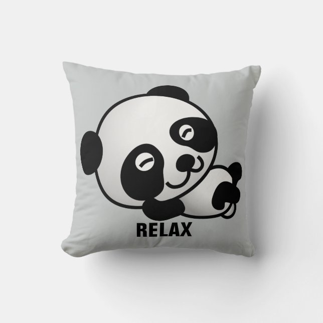Coussin Panda Bear Coussins, Relax (Recto)