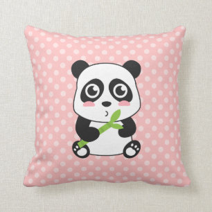 Coussin Panda bébé mignonne caricature