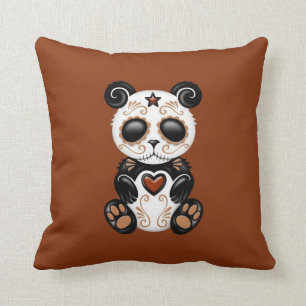 Coussin Panda Brown de sucre de zombi