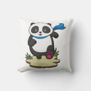 Coussin Panda coureur avec Écarf