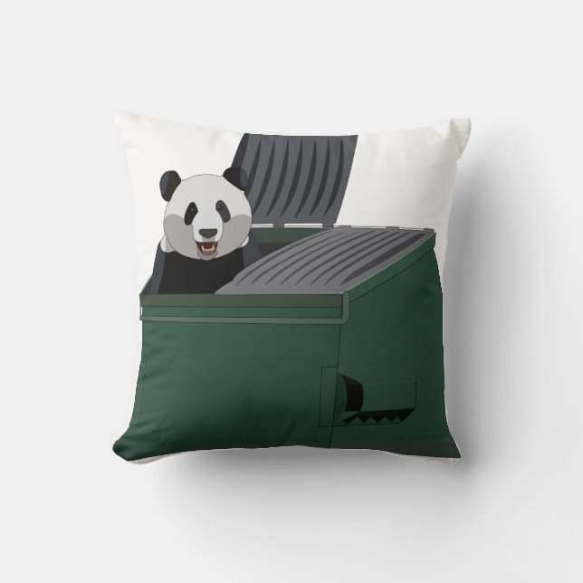 Coussin Panda Drôle (Recto)