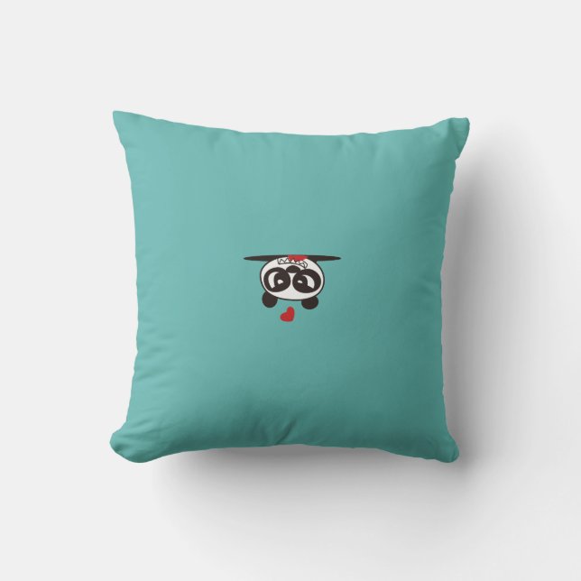 Coussin Panda Face En Colère 36 (Recto)