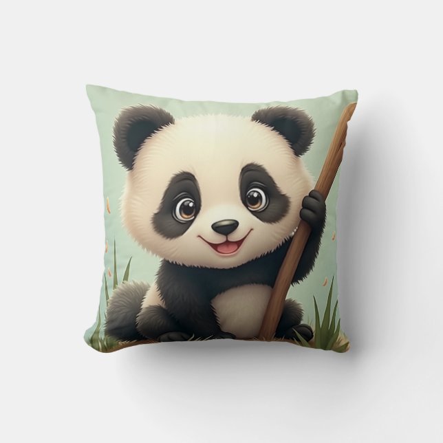 coussin panda mignon (Recto)