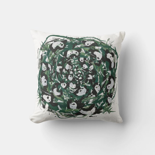 Coussin Panda-monium (Recto)