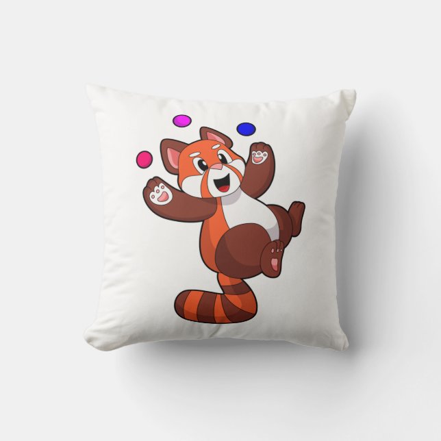 Coussin Panda rouge à Juggle Circus.PNG (Recto)