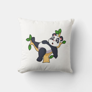 Coussin Panda sur arbre